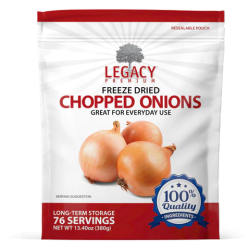 76 Serving Chopped Onions Pouch